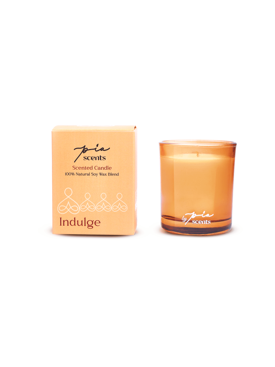Indulge Caramel Crunch Candle - 120g - Pia Scents