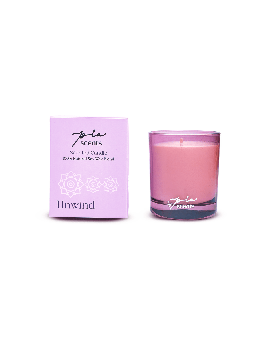 Unwind Lavender Candle - 120g - Pia Scents